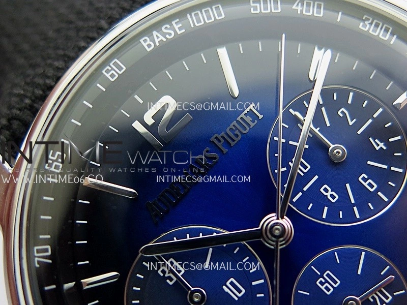 Code 11.59 Chrono 26393 SS APSF 1:1 Best Edition Blue Ombre Dial On Black Nylon Strap Super Clone SA4401